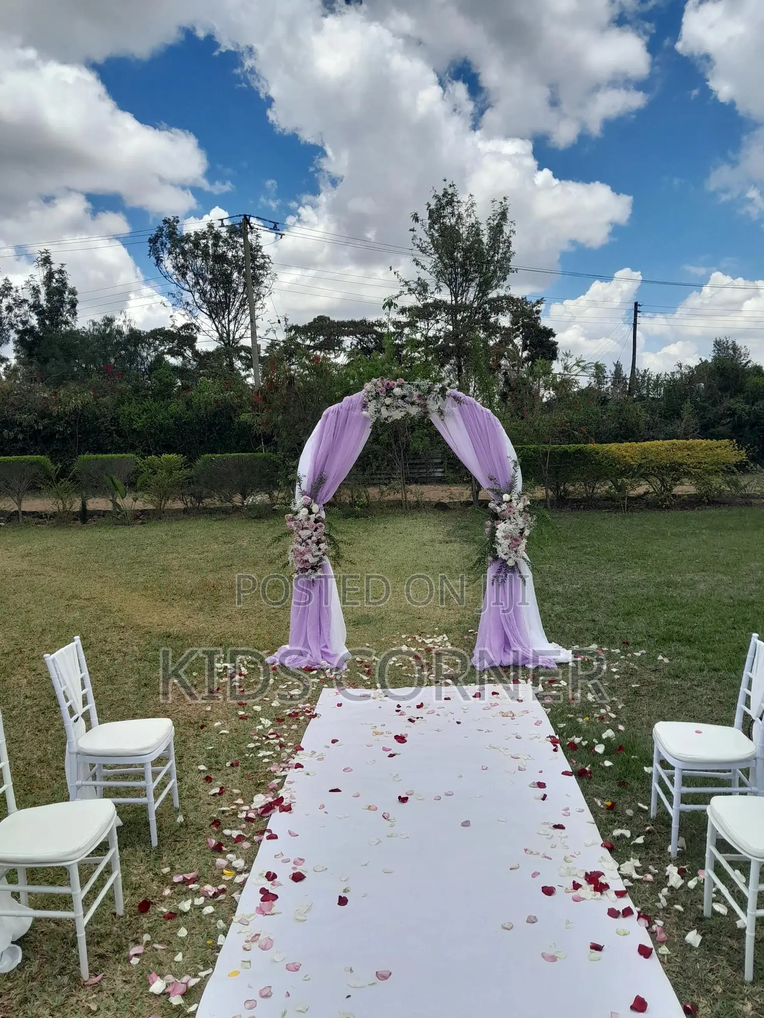 Wedding Welcome Arch Backdrop