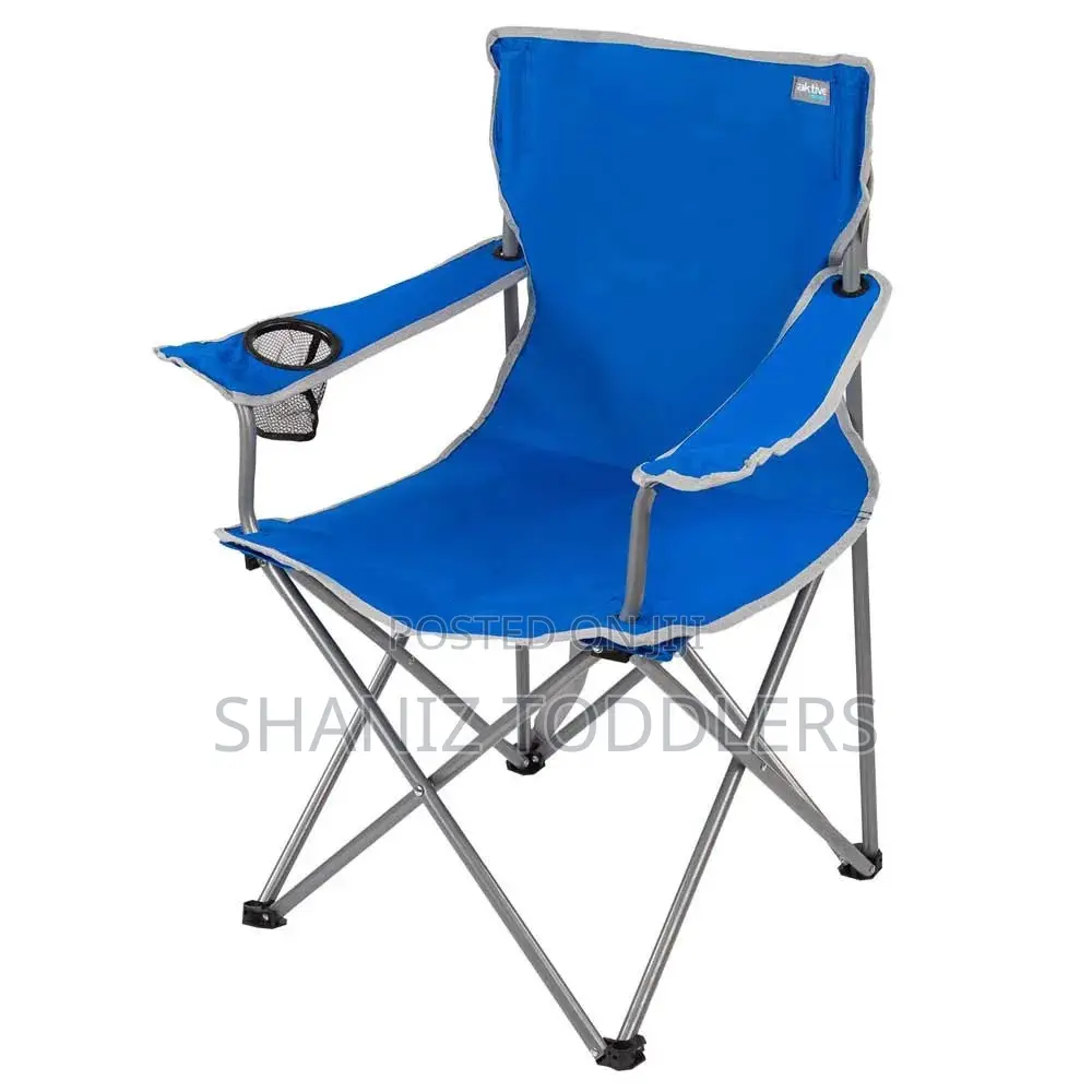 Portable Outdoor Camping Chair – Foldable, Strong Comfortable