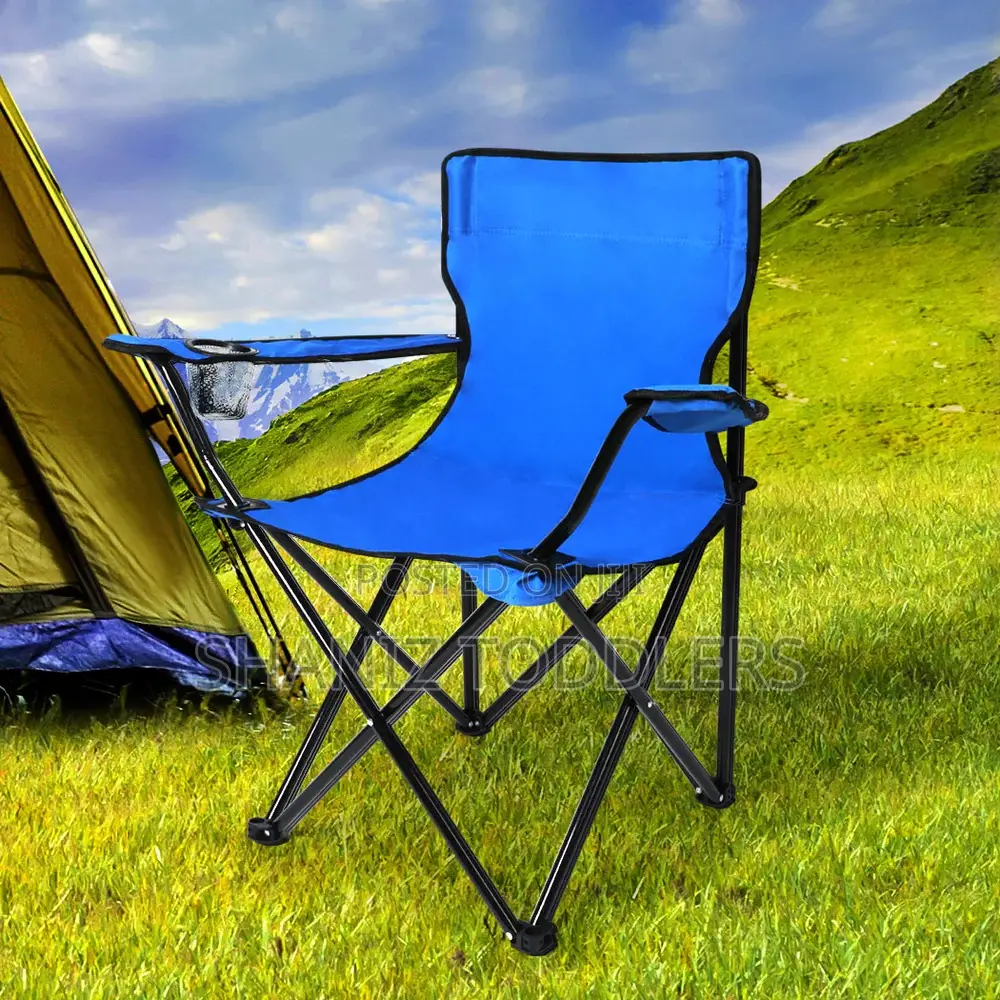 Portable Outdoor Camping Chair – Foldable, Strong Comfortable