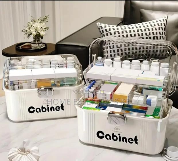 3 Layered Portable Medicine Storage Box