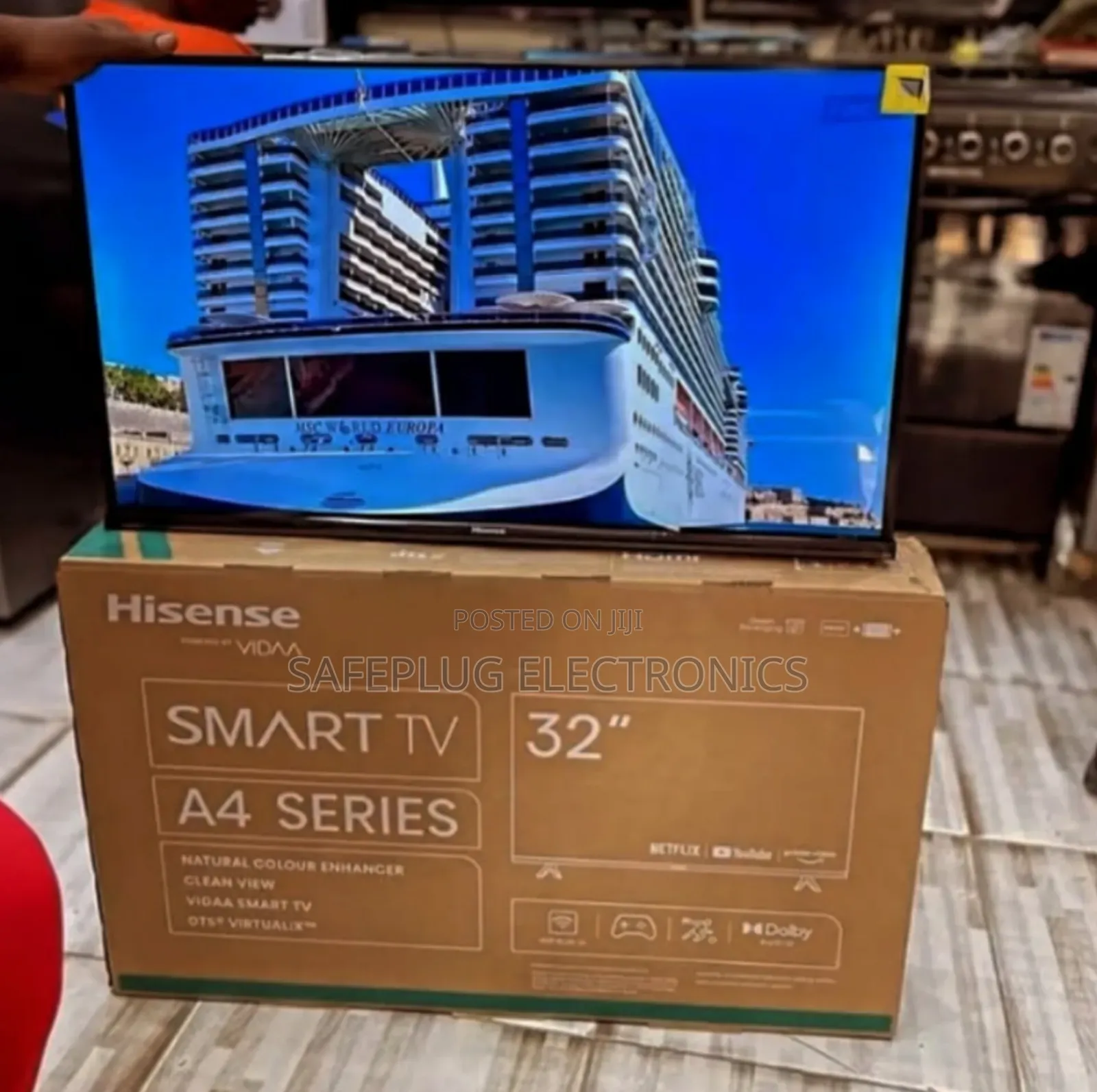 Hisense 32" Smart Vidaa Os, Frameless Tv - A4series Model