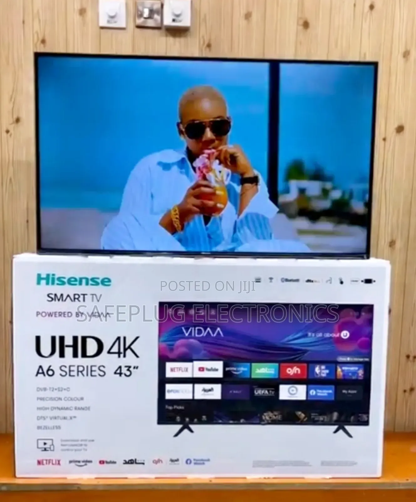 Uhd - Hisense A6 Series Vidaa Powered Smart Tv, 43" Inches