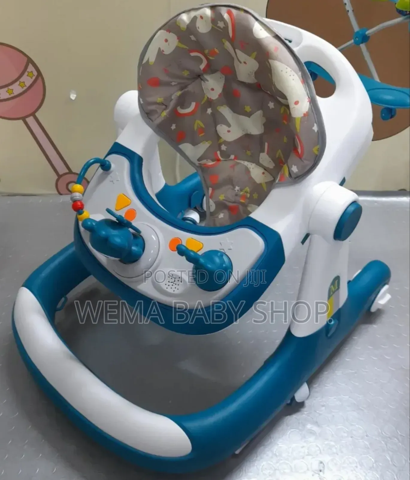 4 in 1 Multifunction Musical Foldable Baby Walker