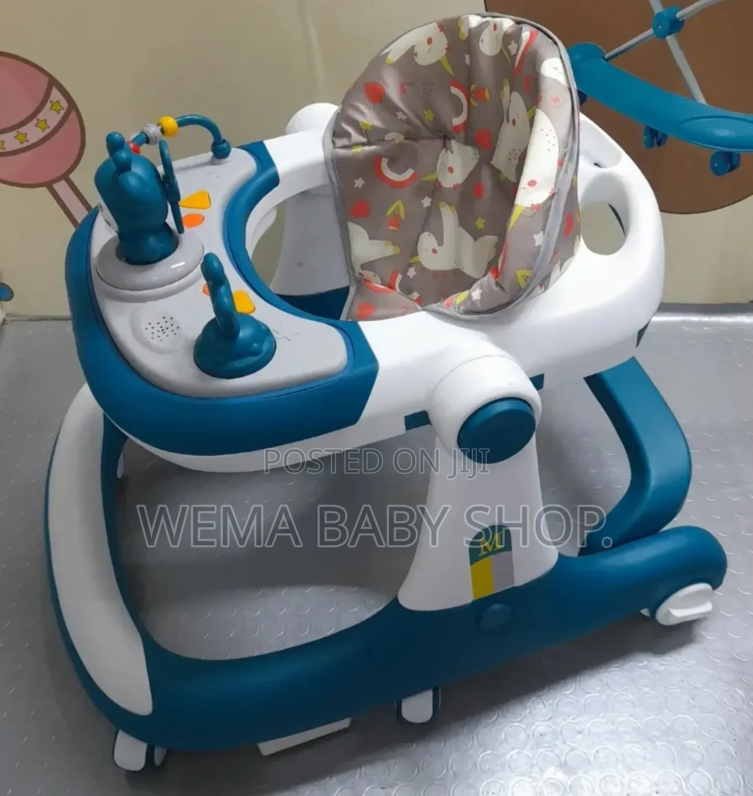 4 in 1 Multifunction Musical Foldable Baby Walker
