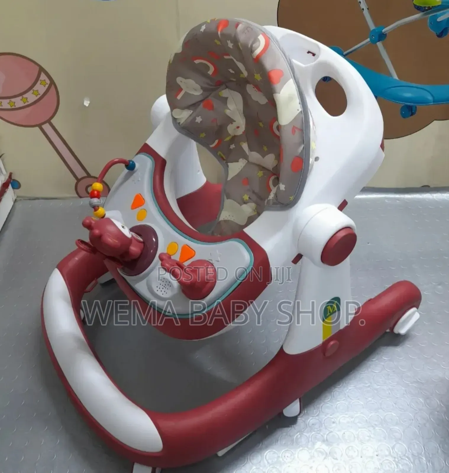 4 in 1 Multifunction Musical Foldable Baby Walker