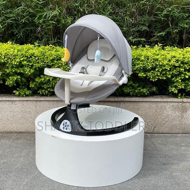 Electric Baby Swing With Remote Control Net Gentle Side Sway + - main view