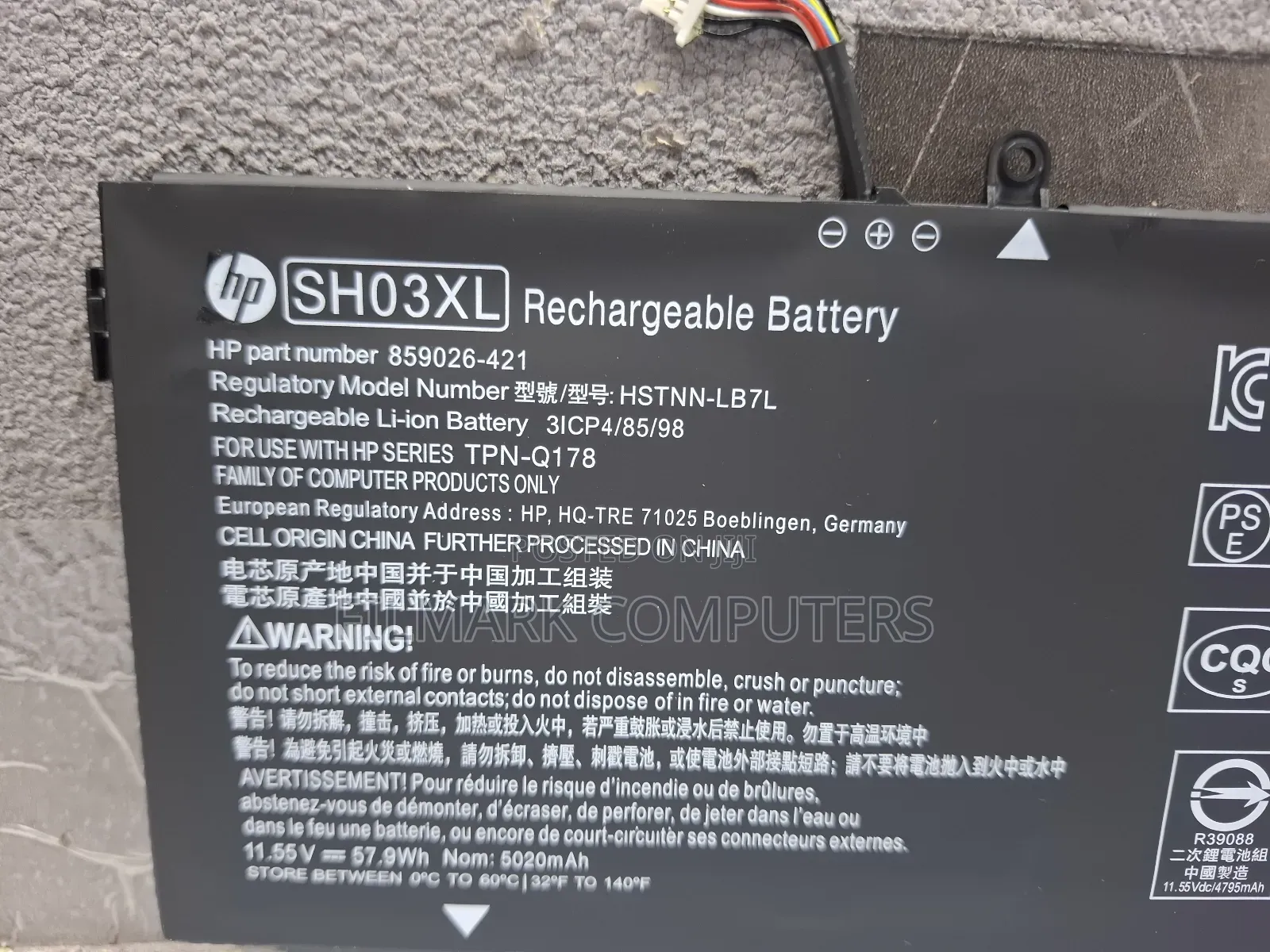 Original Sh03xl Laptop Battery For Hp Spectre X360 13-w023dx