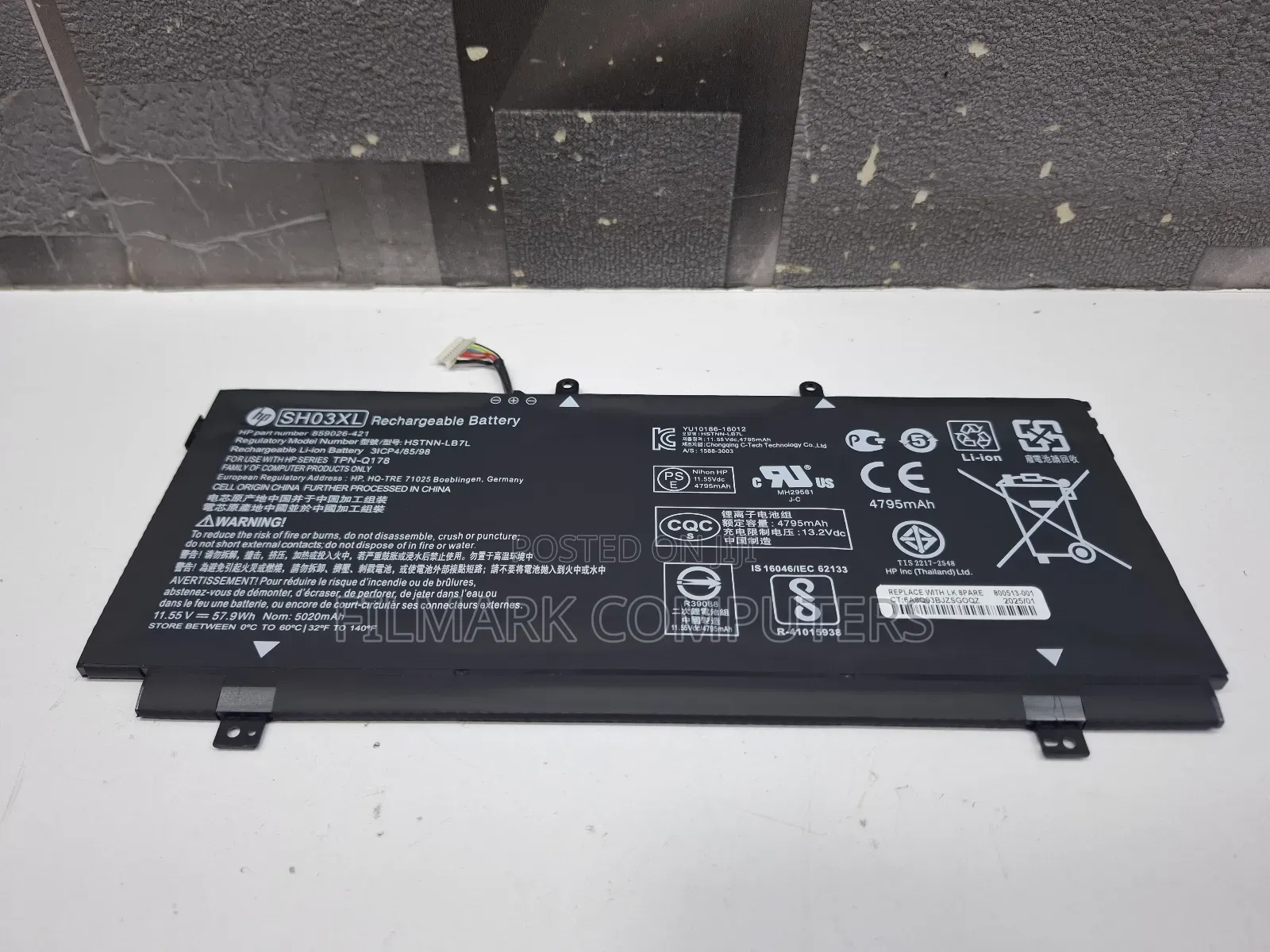 Original Sh03xl Laptop Battery For Hp Spectre X360 13-w023dx