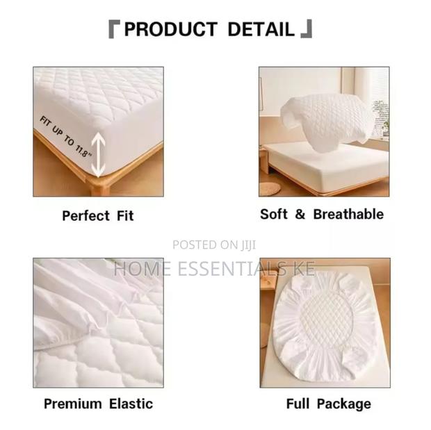 Premium Quality Waterproof Mattress Protector / Cover
-7×6 | 7×7 | 7x8 - thumbnail 4