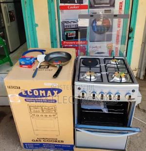 Ecomax Cooker 50*55 3+1 Standing Cooker With Electric Oven Rotisserie