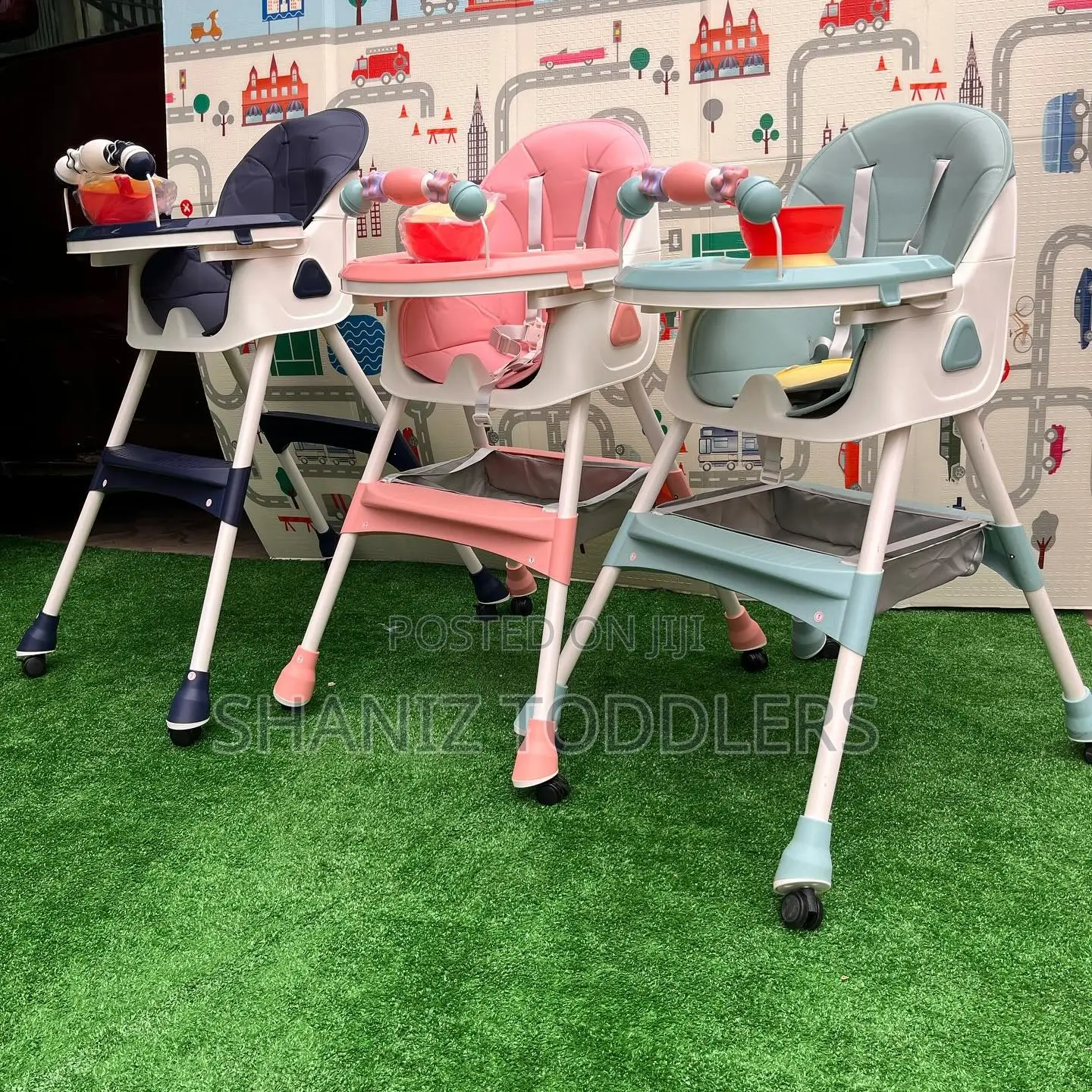 Adjustable Baby Feeding Chair – Foldable, Safe Easy to Clean