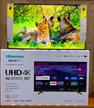 Vidaa Os - Hisense 50" Smart Tv, Frameless Style Uhd