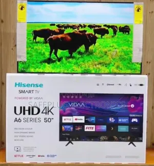Vidaa Os - Hisense 50" Smart Tv, Frameless Style Uhd
