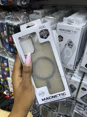 Okiaye Samsung Galaxy A06 Case Magnetic Compatible Translucent Matte