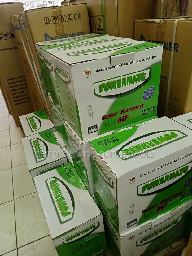 Powermate 75ah Deep Cycle Solar Battery - main view