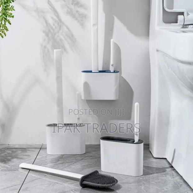 *Wall Hanging Toilet Brush With Holder Cleaning Brush