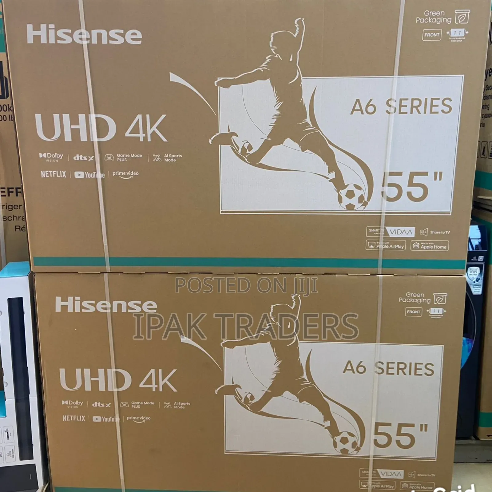 Hisense 55 Inch Smart Uhd Frameless 55a6nken