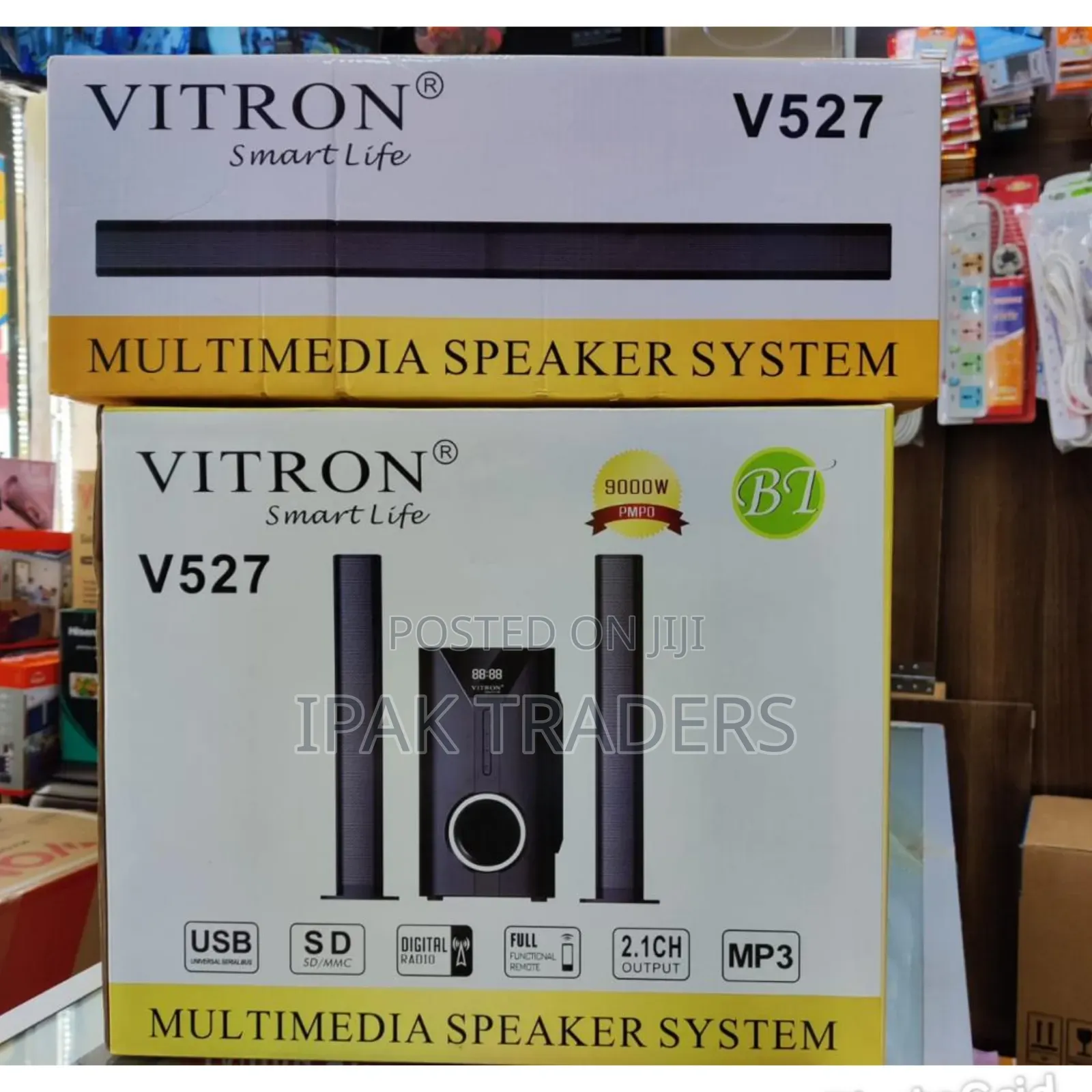 Vitron 527 Multimedia System Fm Usb Bt 9000watts Black