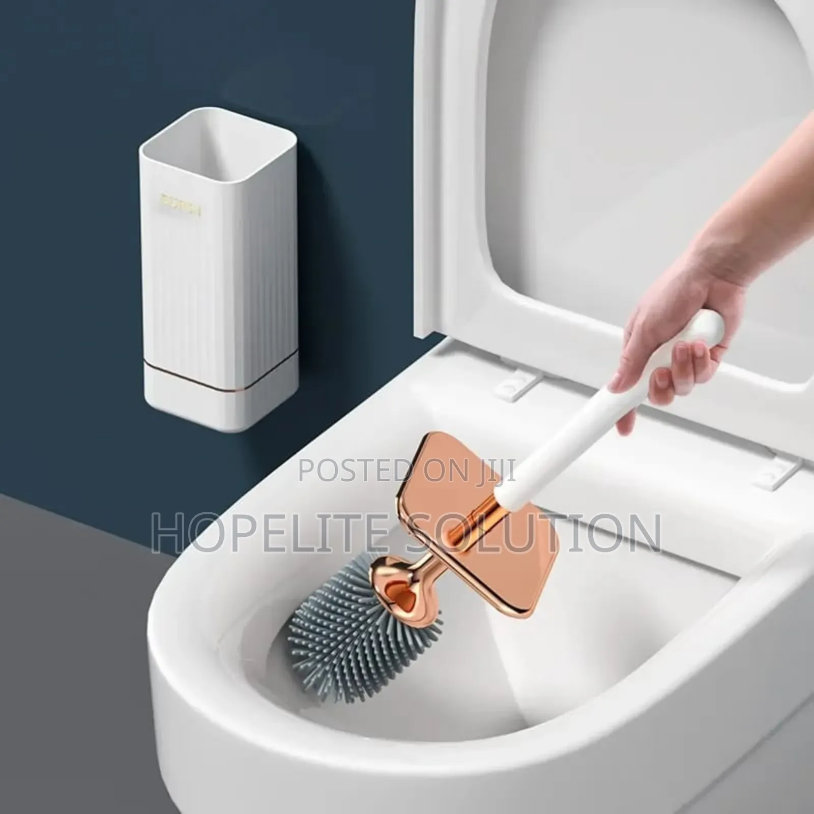 Hanging Bathroom Brush Set