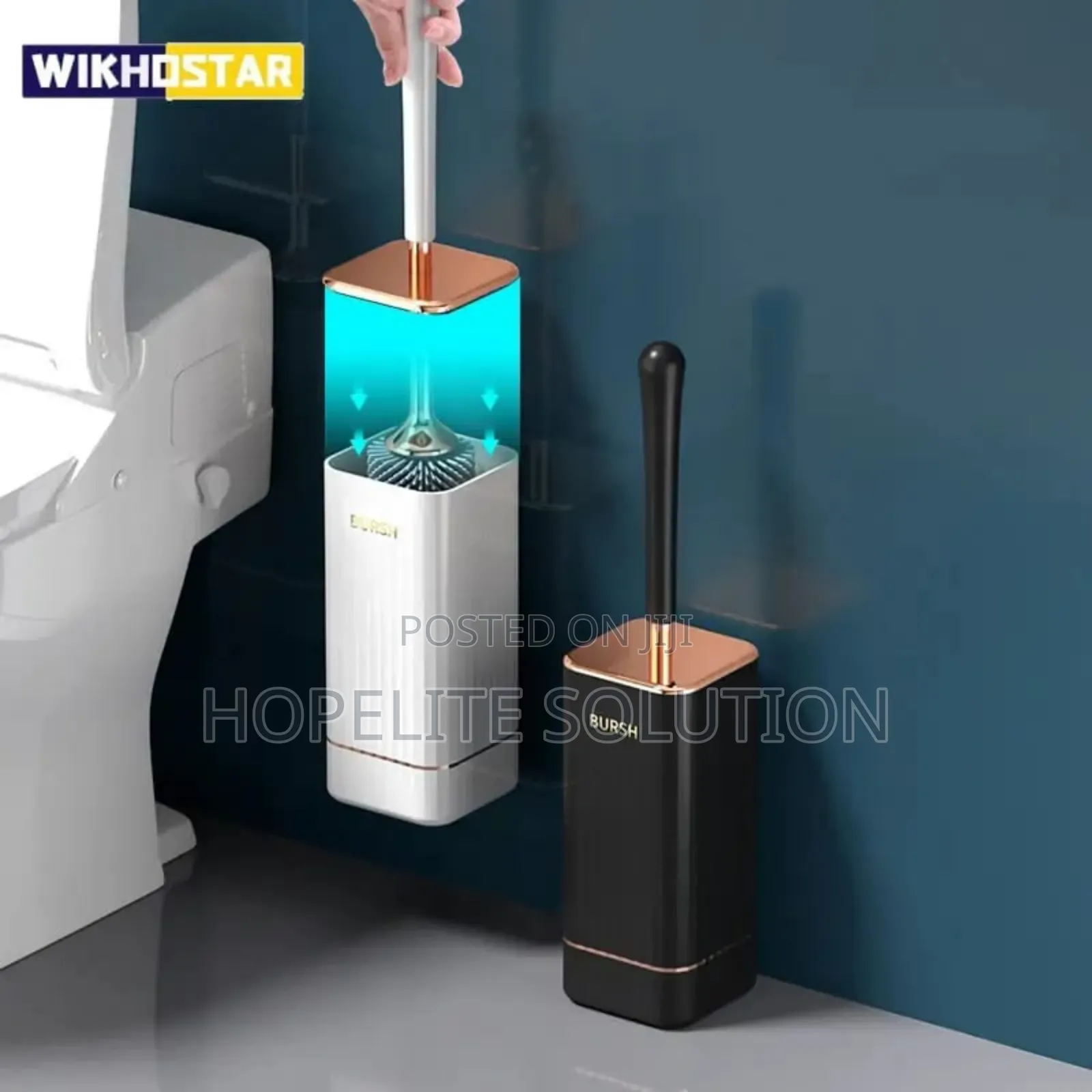 Hanging Bathroom Brush Set