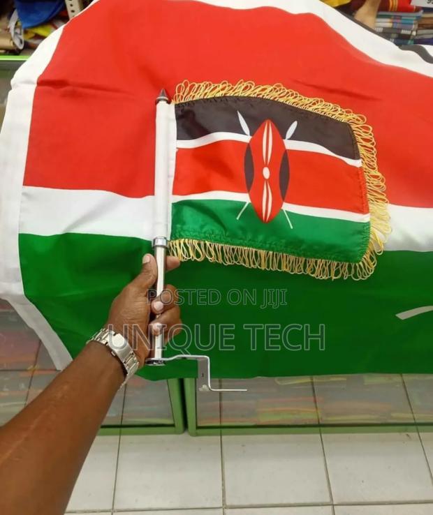 Permanent Stainless Vip Flag Holder/Flag Pole Mount - main view