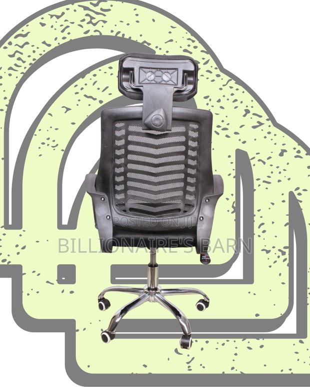 Quiet-Roll Secretarial Mesh Chair | Swivel Base - thumbnail 4