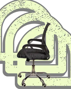 Secretarial Mesh Office Chair | Space-Saving Nylon Castors