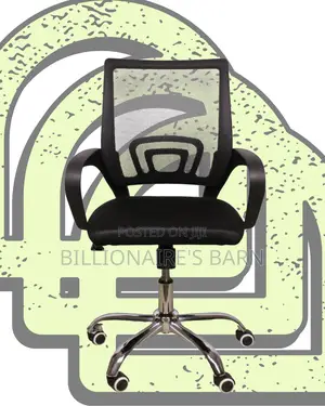 Secretarial Mesh Office Chair | Space-Saving Nylon Castors