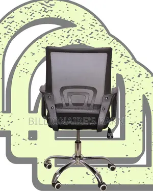 Secretarial Mesh Office Chair | Space-Saving Nylon Castors