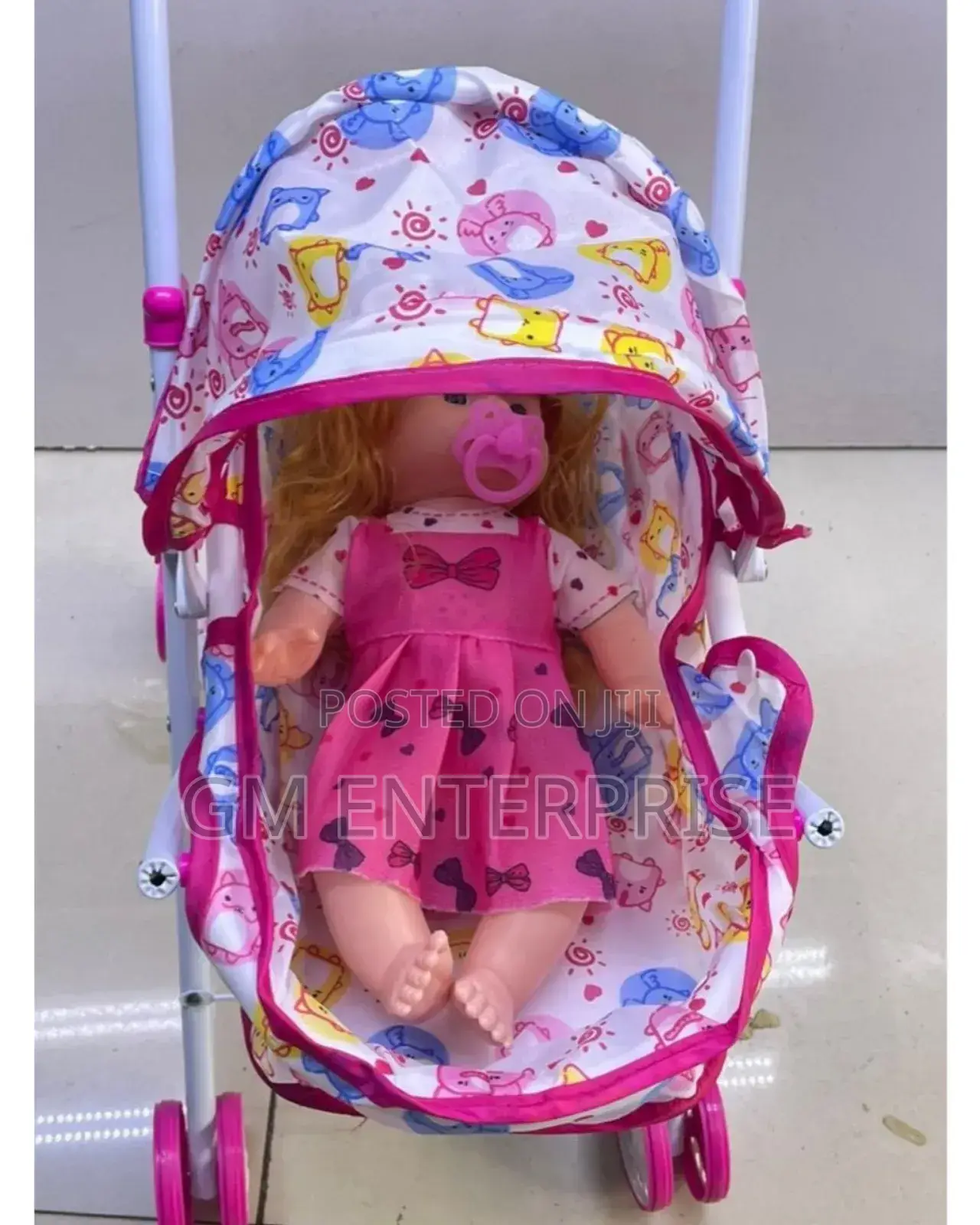 30 Cm Kids Stroller and Doll