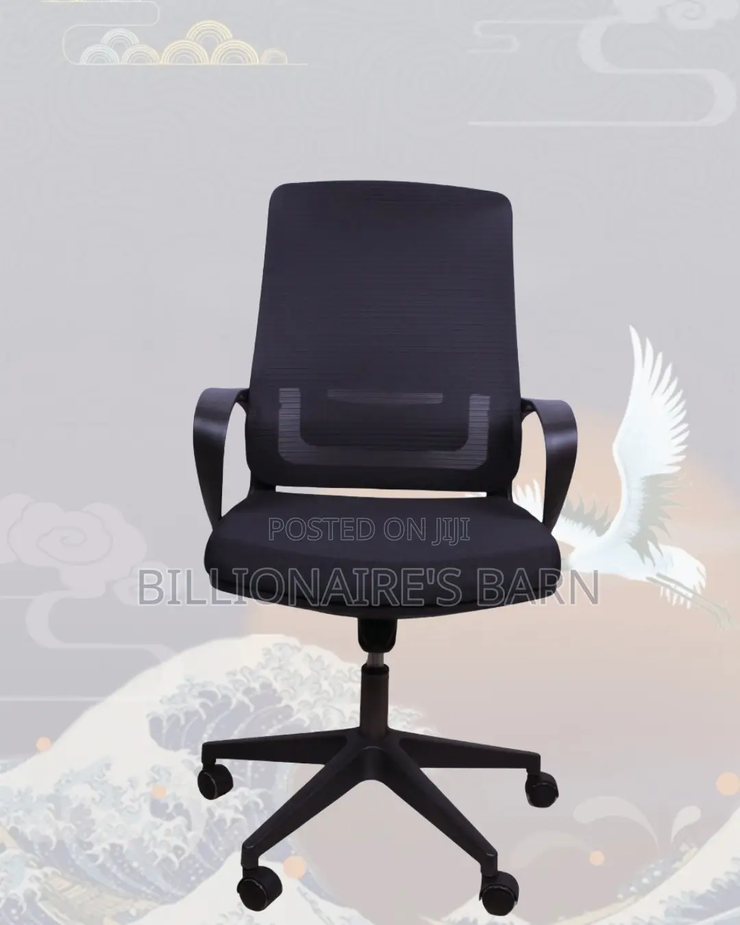 Best-Seller Black Ergonomic Mesh Office Chair | Lumbar Support