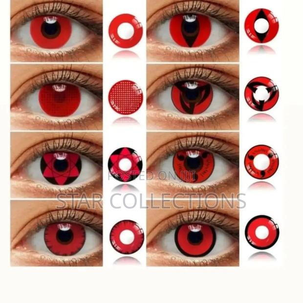 Red Contact Lenses - main view