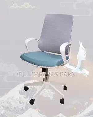 White Ergonomic Mesh Office Chair | Adjustable High-Density Foam Seat