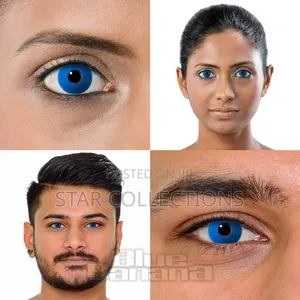 Blue Halloween Contact Lens