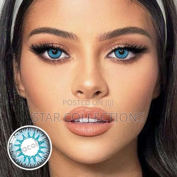 Blue Halloween Contact Lens - main view