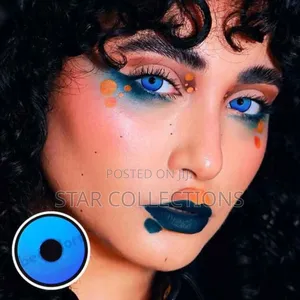 Blue Halloween Contact Lens