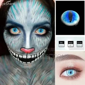 Blue Halloween Contact Lens