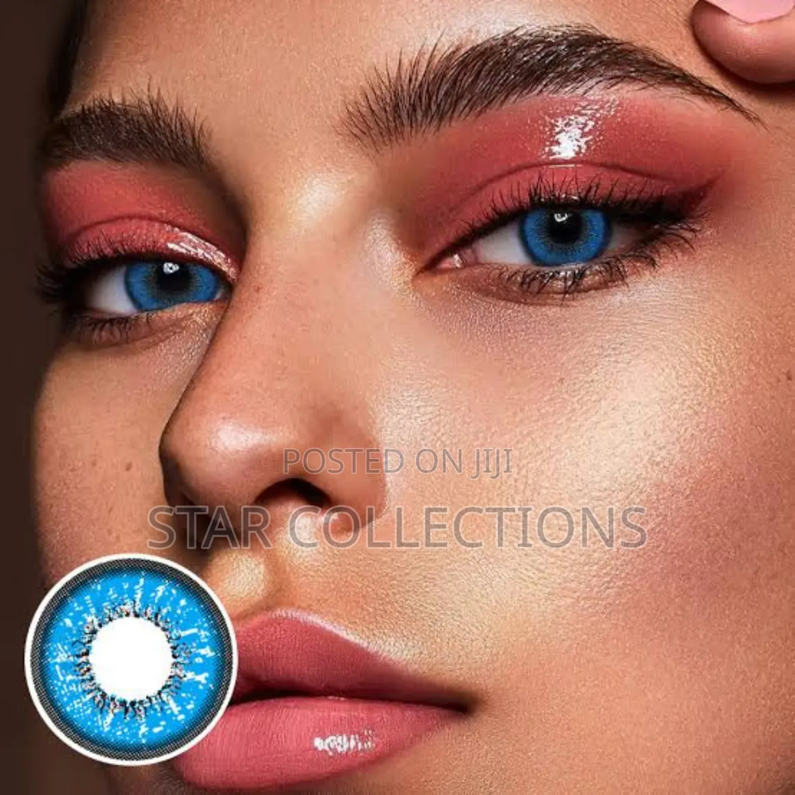 Blue Halloween Contact Lens
