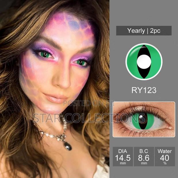 Green Halloween Contact Lens - thumbnail 2