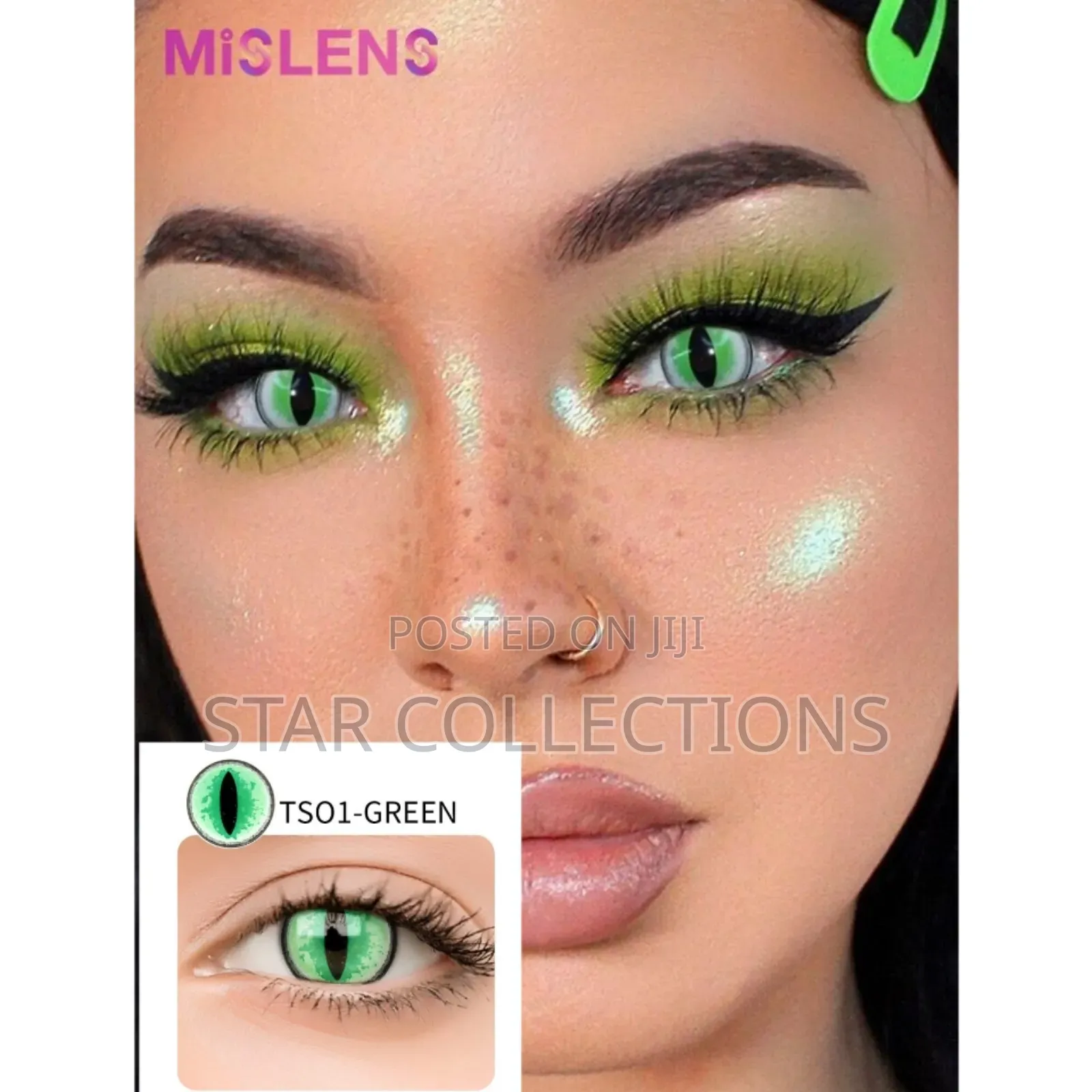 Green Halloween Contact Lens