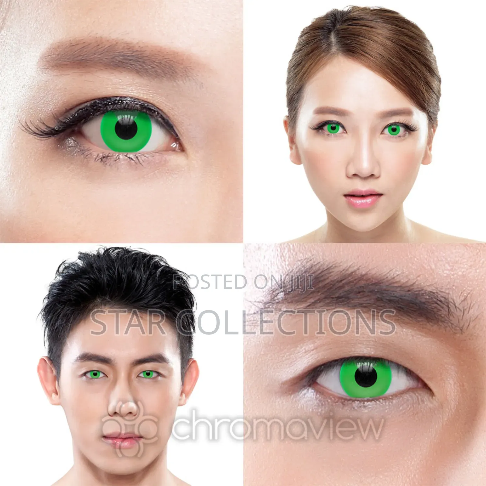 Green Halloween Contact Lens