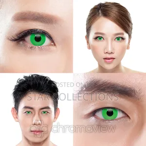 Green Halloween Contact Lens
