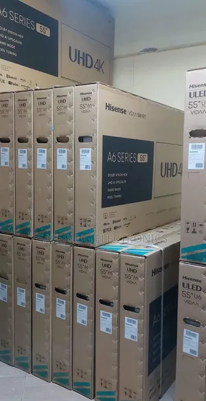 Dolby Vision - 55" Uhd Hisense Vidaa Os Smart Frameless Tv - A6 Series