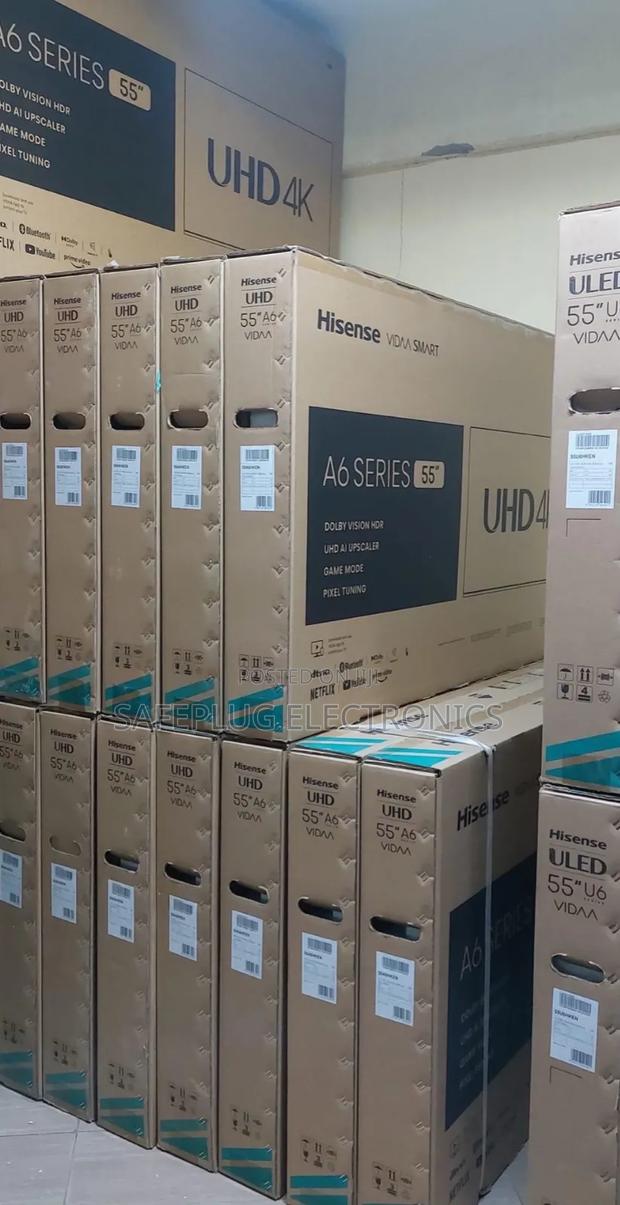 Dolby Vision - 55" Uhd Hisense Vidaa Os Smart Frameless Tv - A6 Series - thumbnail 2