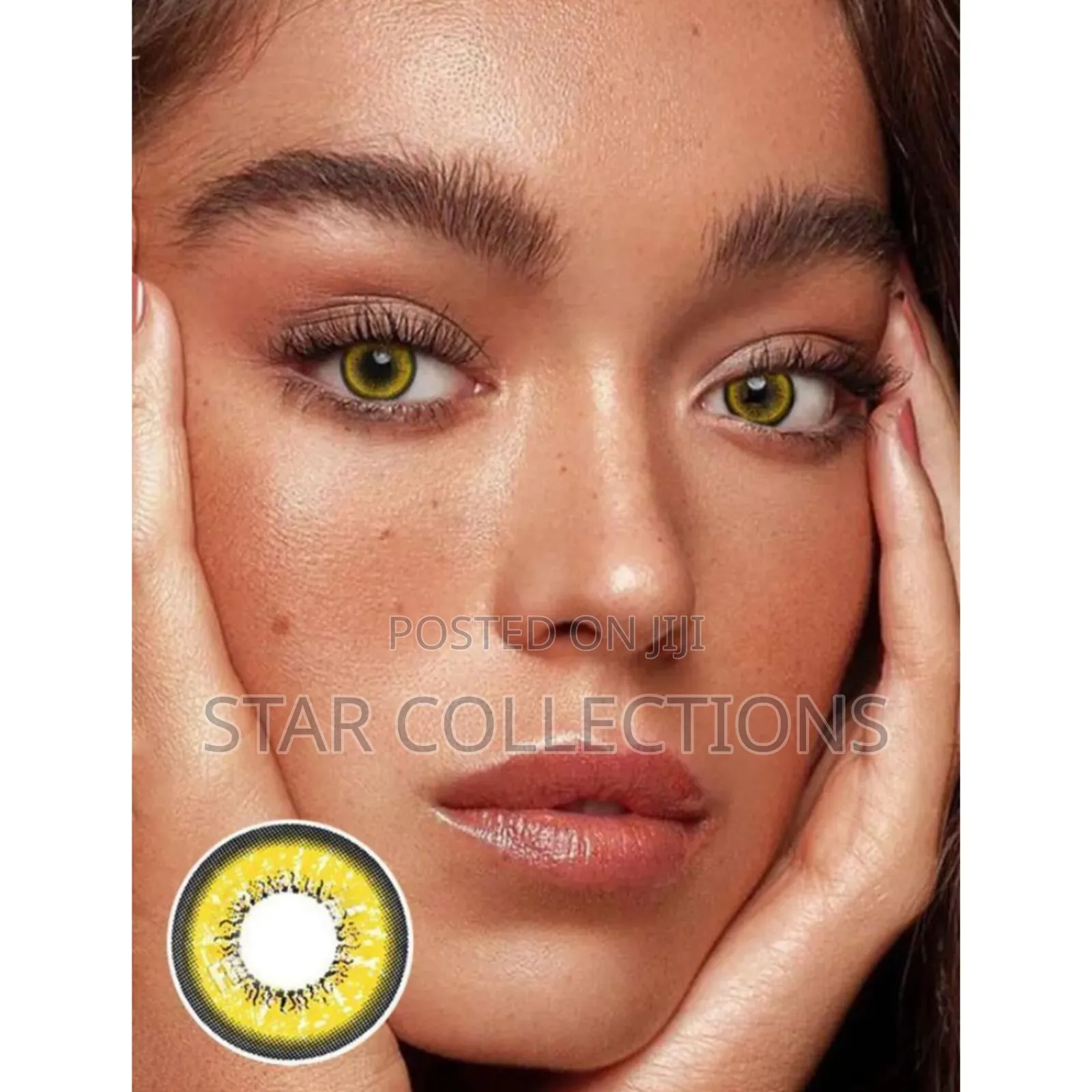 Yellow Halloween Contact Lens