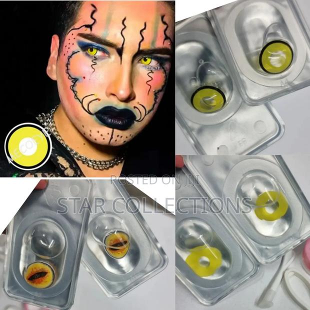 Yellow Halloween Contact Lens - thumbnail 5