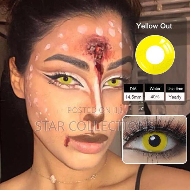 Yellow Halloween Contact Lens - thumbnail 6