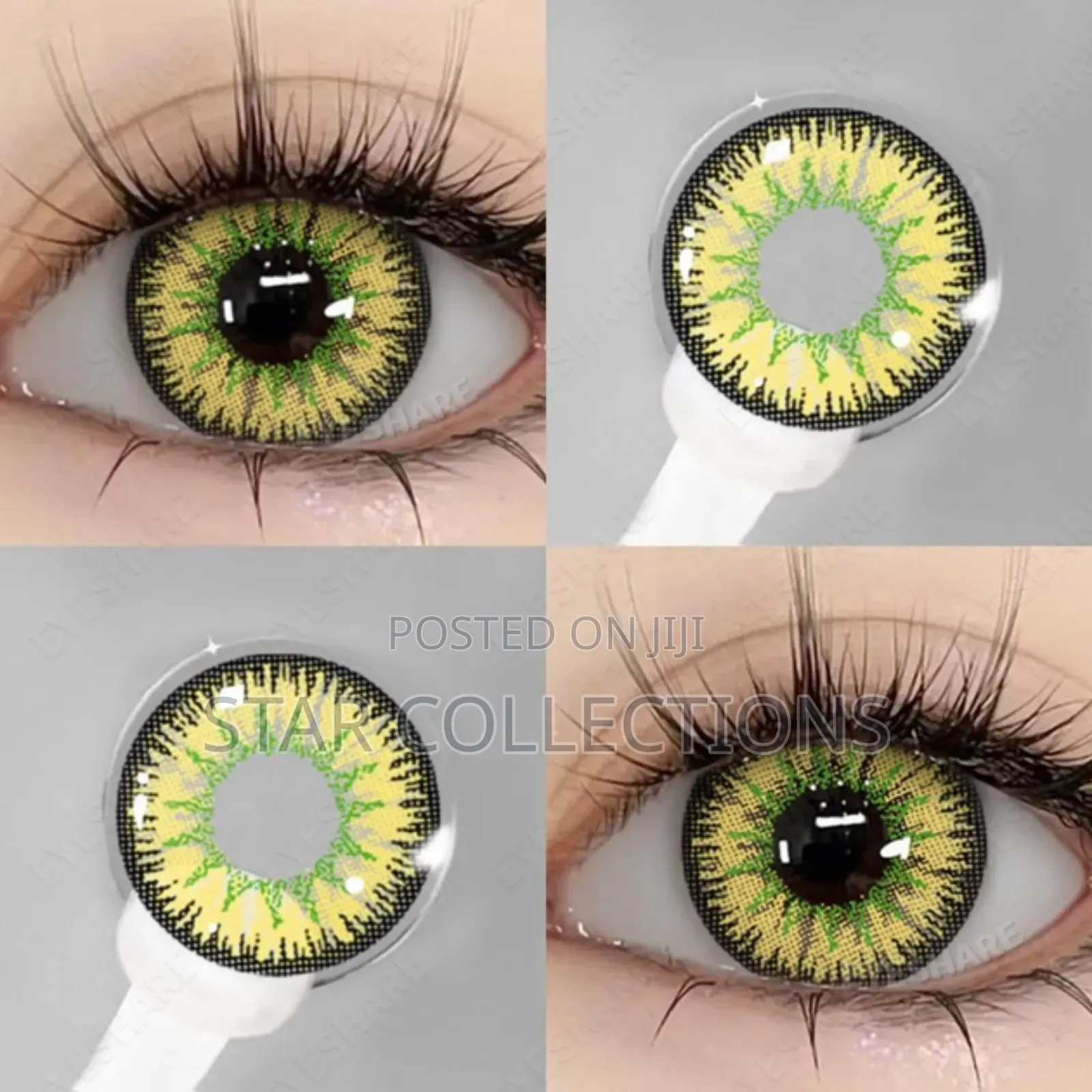 Yellow Halloween Contact Lens