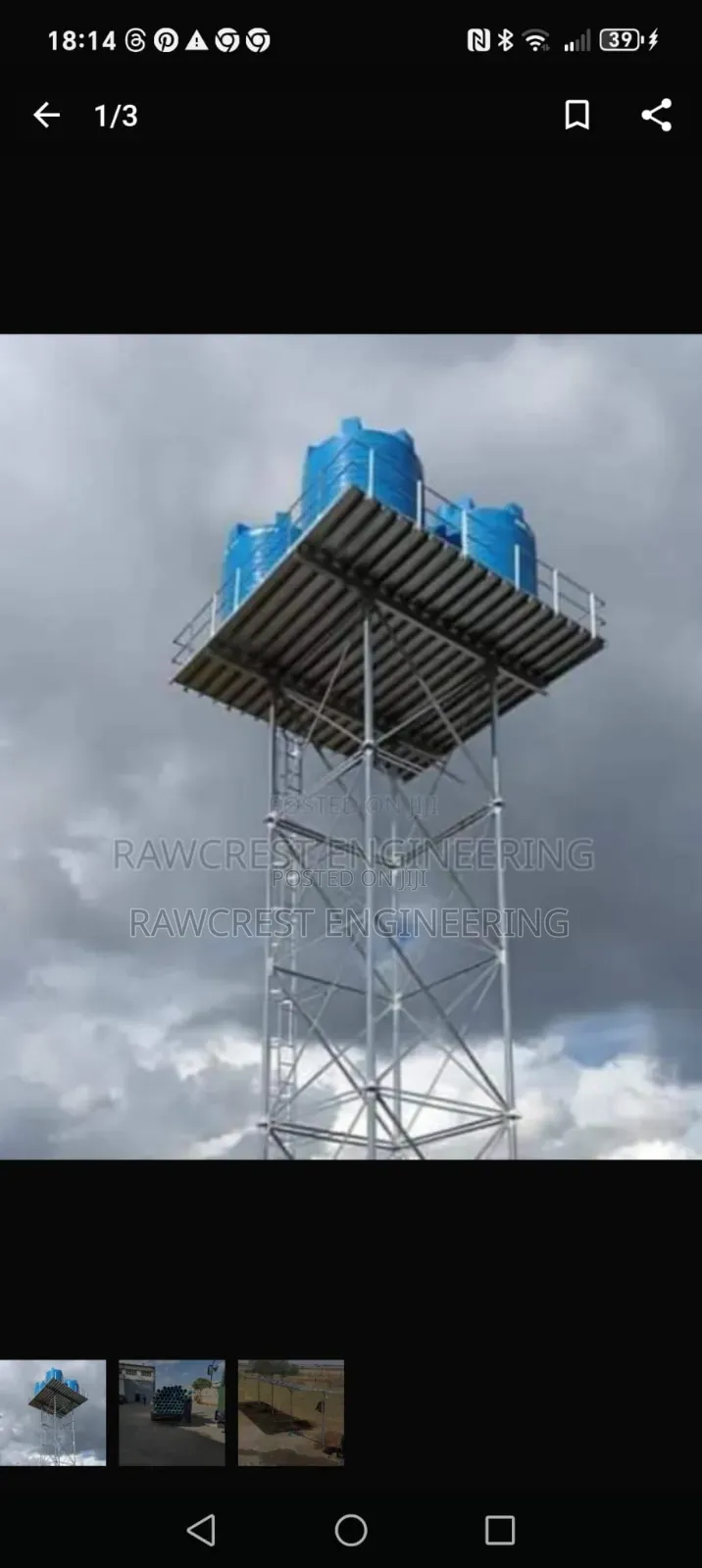 Water Tank Structure