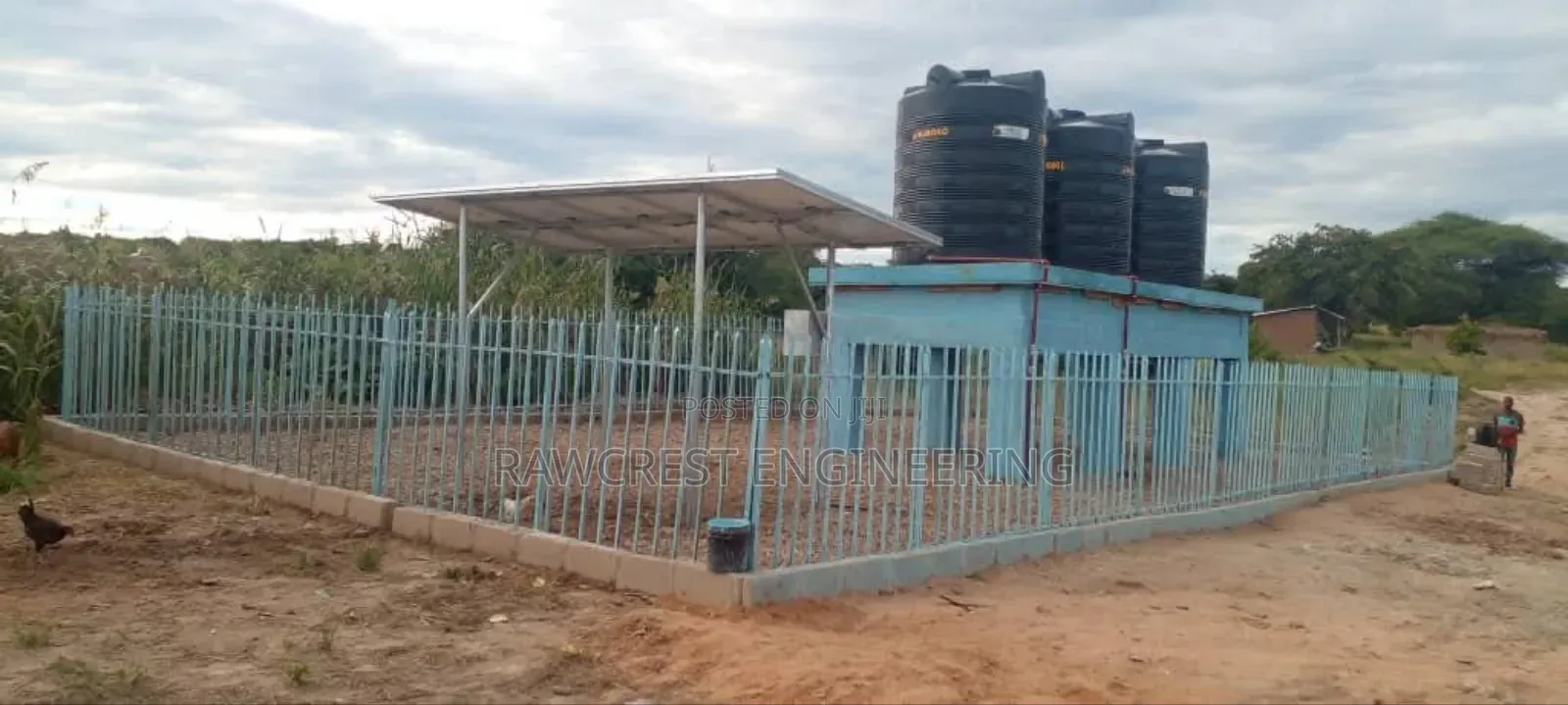Solar Water Pump Installation And Solar Structure